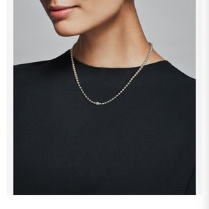 Pandora Brand and Pavé Necklace